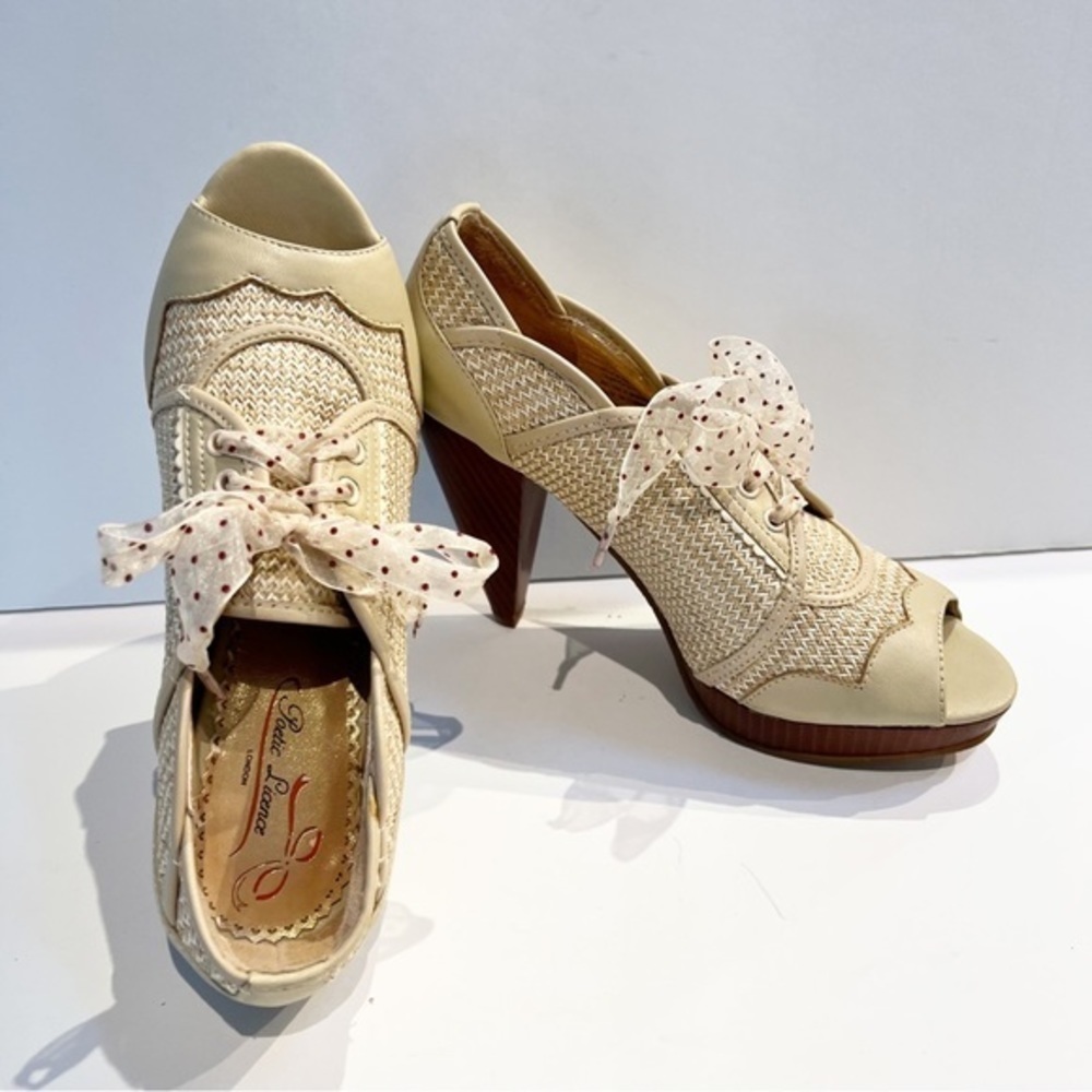 💋Anthropologie Poetic License London heels. Size 38.5 or size 7.5 in US - Picture 5 of 10